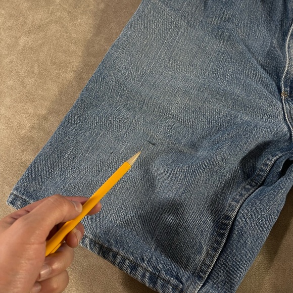 Wrangler Jean Shorts Relaxed Fit Size 32 - Picture 2 of 8